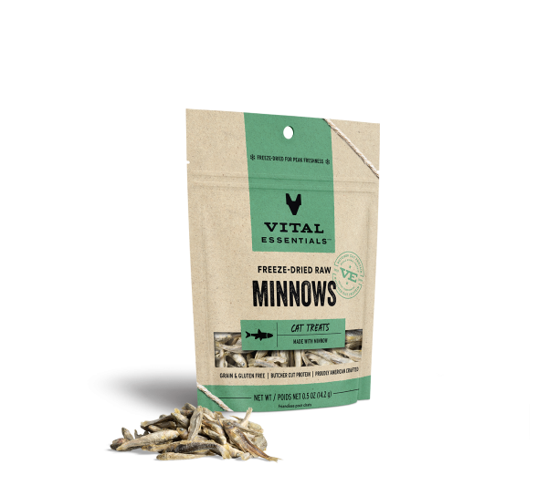 Vital Essentials Freeze Dried Raw Minnows Cat Treats For Discount