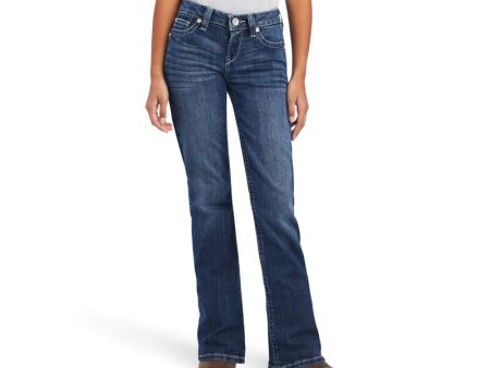 Ariat Girl s Esmeralda Boot Cut Jean Dresden Online