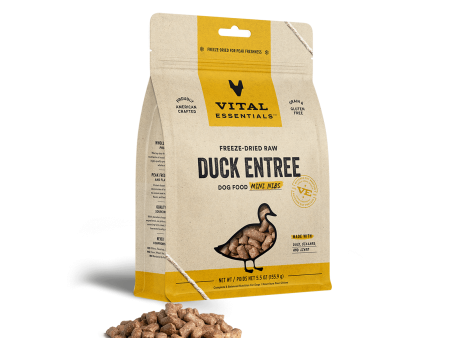 Vital Essentials Freeze-Dried Raw Duck Entrée Mini Nibs Dog Food For Cheap