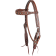 Martin s Floral Spot Dotted Browband Headstall For Sale