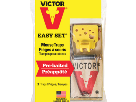 VICTOR EASY SET MOUSE TRAPS 2 PACK Supply