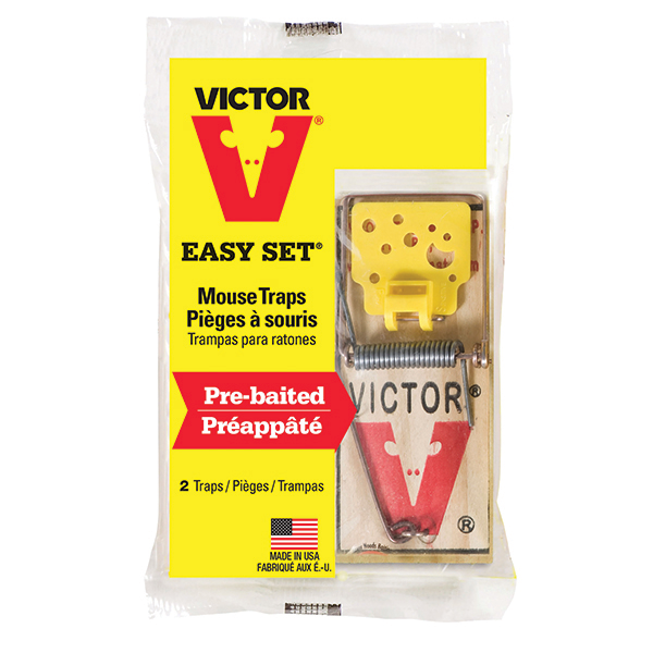 VICTOR EASY SET MOUSE TRAPS 2 PACK Supply