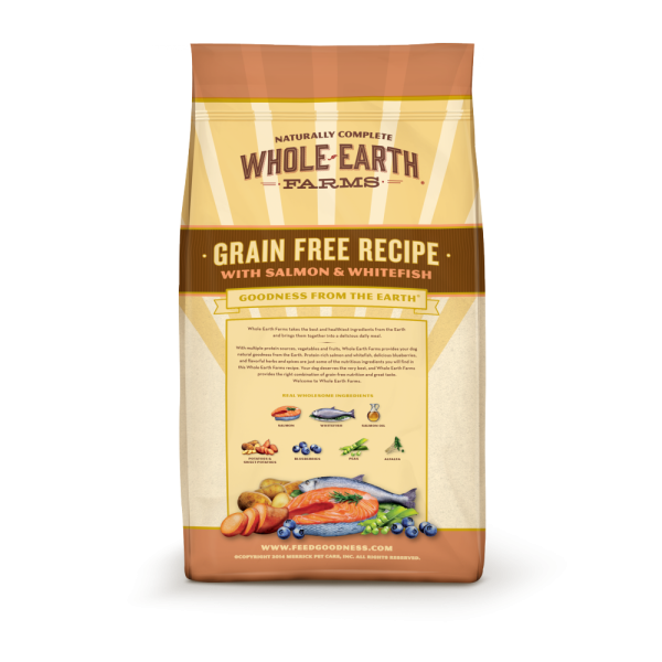 Whole Earth Farms Grain Free Recipe Salmon and Whitefish Dry Dog Food Fashion