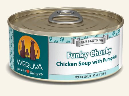 Weruva Funky Chunky Chicken Soup Canned Dog Food Cheap