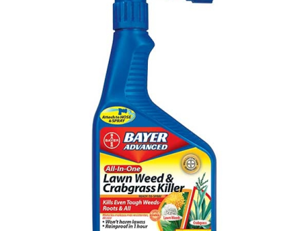 BAYER ADVANCED ALL-IN-ONE LAWN & GARDEN WEED & CRABGRASS KILLER SPRAY Hot on Sale