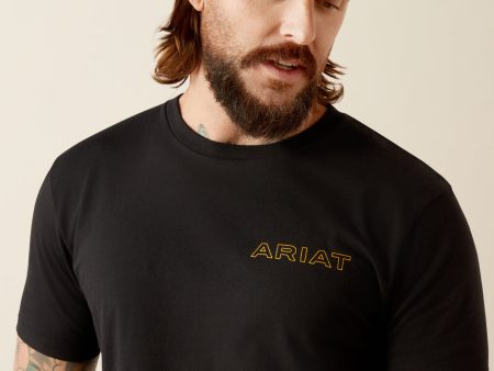 Ariat Men s Western Wear SS Tee Black For Sale