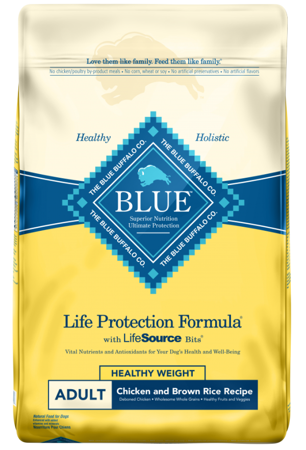 Blue Buffalo Life Protection Healthy Weight Natural Chicken & Brown Rice Recipe Adult Dry Dog Food Supply