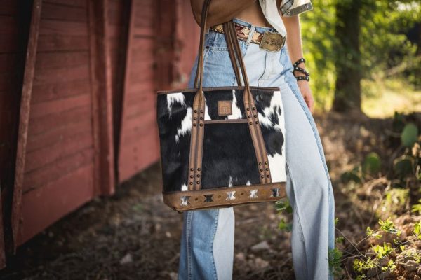 STS Roswell Cowhide Tote Online now