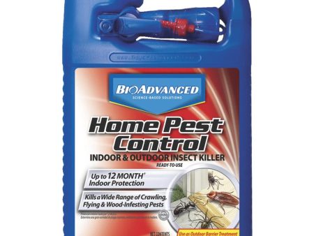 BioAdvanced Home Pest Control 1 Gal. Ready To Use Trigger Spray Insect Killer Hot on Sale