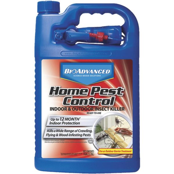 BioAdvanced Home Pest Control 1 Gal. Ready To Use Trigger Spray Insect Killer Hot on Sale