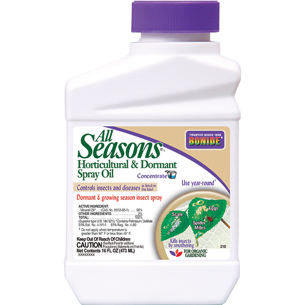 BONIDE ALL SEASONS HORTICULTURAL & DORMANT SPRAY OIL CONCENTRATE 1 PT Fashion