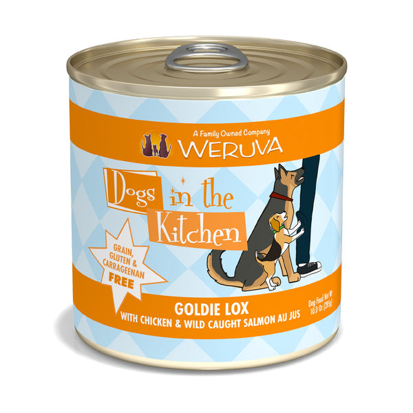 Weruva Dogs in the Kitchen Goldie Lox with Chicken & Wild Caught Salmon Au Jus Online Sale