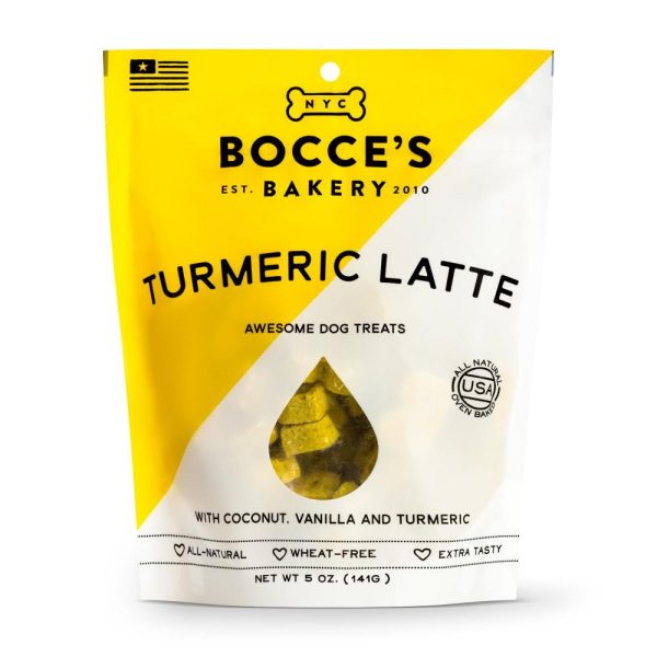 Bocce s Bakery Turmeric Latte Recipe Biscuit Dog Treats For Discount