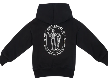 Binky Bro Skelly Black Hoodie Fashion