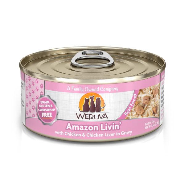 Weruva Amazon Livin  Canned Cat Food Hot on Sale