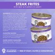 Weruva TRULUXE Steak Frites with Beef and Pumpkin in Gravy Canned Cat Food Online Sale