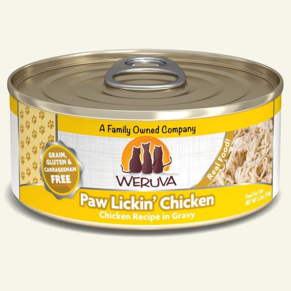 Weruva Paw Lickin’ Chicken Chicken Recipe in Gravy Canned Cat Food Sale