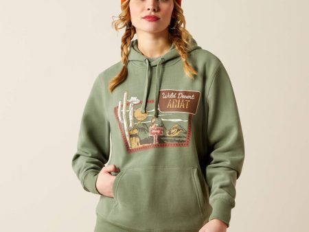 Ariat Women s Route 66 Hoodie Sea Spray Cheap