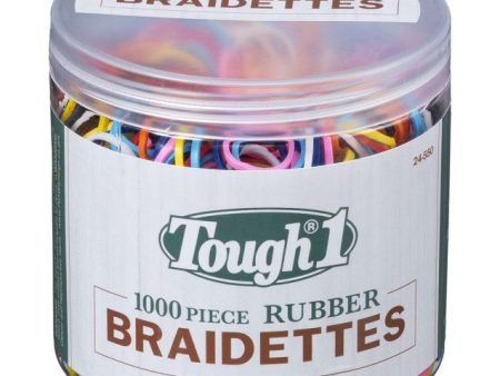 Tough-1 Rubber Braidettes 1000 Count Rainbow Online Hot Sale