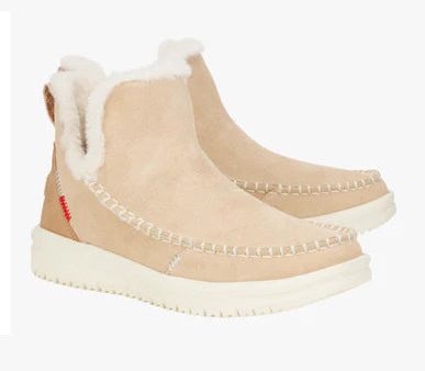 Hey Dude Camden Suede Booties in Tan Discount