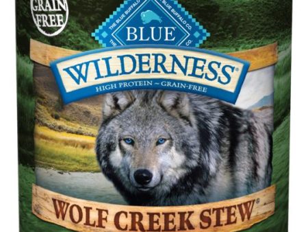 Blue Buffalo Wilderness Wolf Creek Stew Hearty Duck Stew Canned Dog Food For Sale