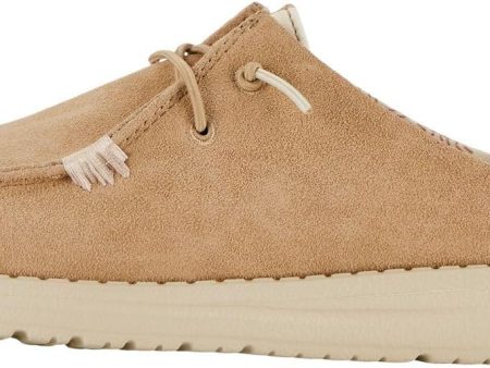 Hey Dude Women s Wendy Slip Suede Tan on Sale