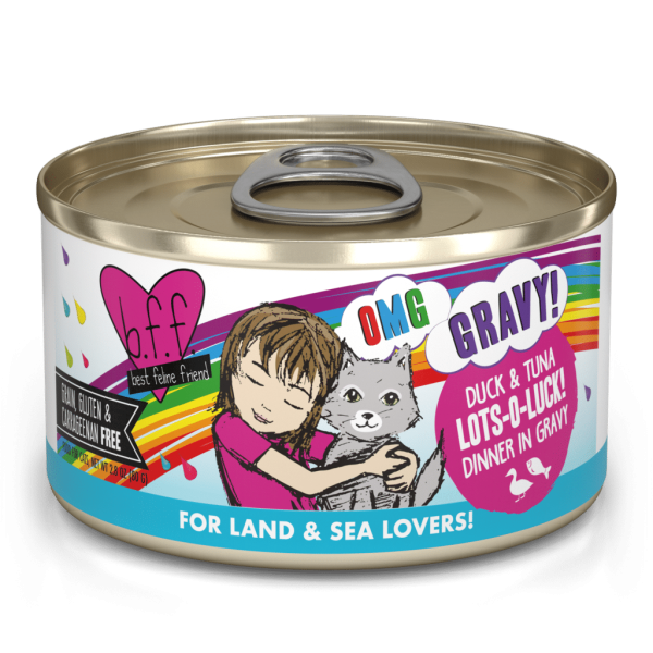 Weruva BFF Oh My Gravy Duck & Tuna Lots-O-Luck! Dinner in Gravy Canned Cat Food For Cheap