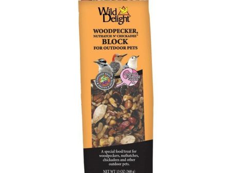 WILD DELIGHT WOODPECKER, NUTHATCH N  CHICKADEE BLOCK (13 oz) Online Hot Sale