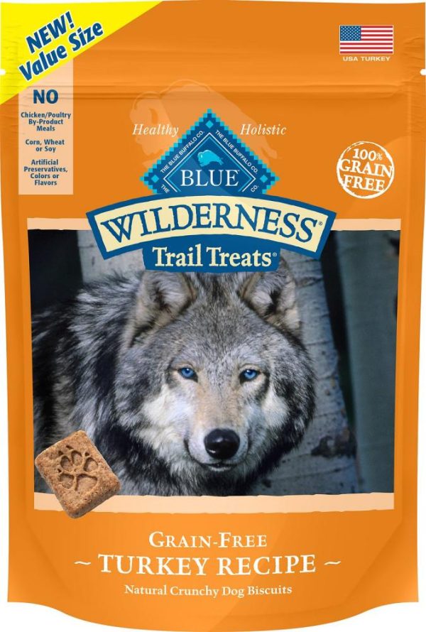 Blue Buffalo Wilderness Trail Grain Free Turkey Dog Treats For Sale