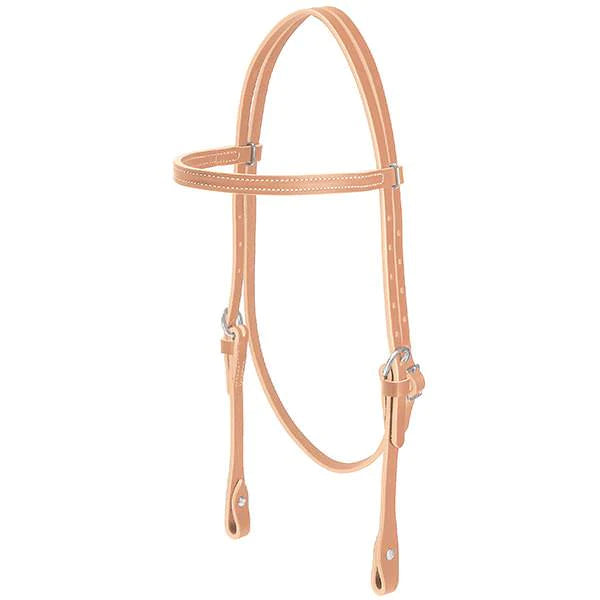 Weaver Horizon Browband Headstalls - Golden Brown Online Hot Sale