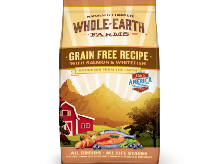 Whole Earth Farms Grain Free Recipe Salmon and Whitefish Dry Dog Food Fashion