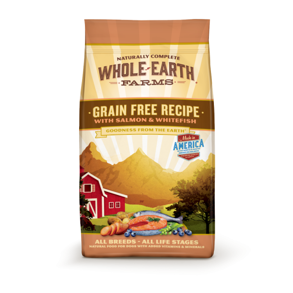 Whole Earth Farms Grain Free Recipe Salmon and Whitefish Dry Dog Food Fashion