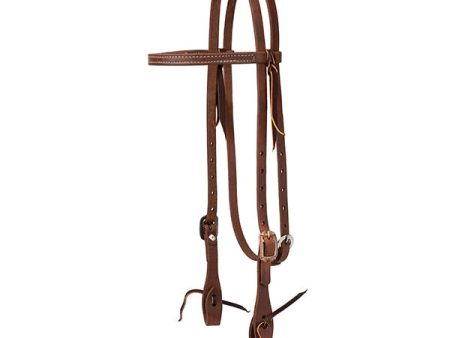 Weaver ProTack Browband Headstall w  Saltlick Center Buckle For Sale