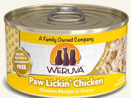 Weruva Paw Lickin’ Chicken Chicken Recipe in Gravy Canned Cat Food Sale