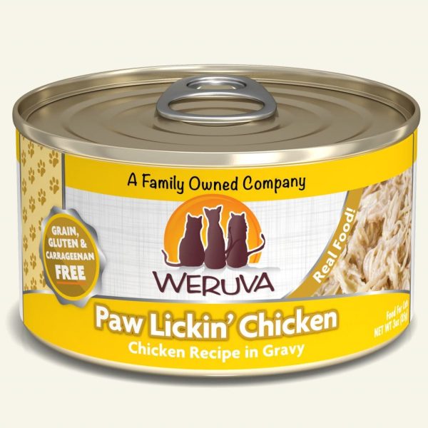 Weruva Paw Lickin’ Chicken Chicken Recipe in Gravy Canned Cat Food Sale