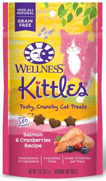 Wellness Kittles Crunchy Salmon & Cranberry Cat Treats Supply