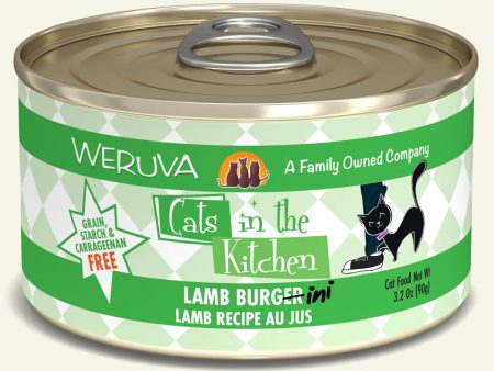 Weruva Lamb Burger-ini Lamb Recipe Au Jus Canned Cat Food Online now