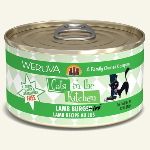 Weruva Lamb Burger-ini Lamb Recipe Au Jus Canned Cat Food Online now