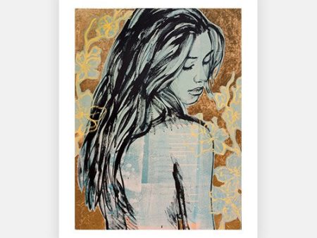 Jessica with Blossoms (Gold Leaf) Small Discount