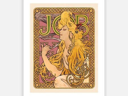 Art Nouveau - Cigarette Paper Poster Fashion