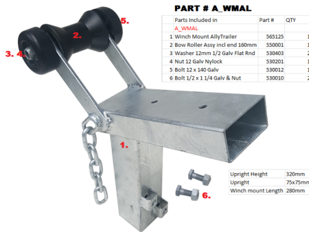 Quintrex 2 Piece Winch Platform to suit Catch and Release Sale