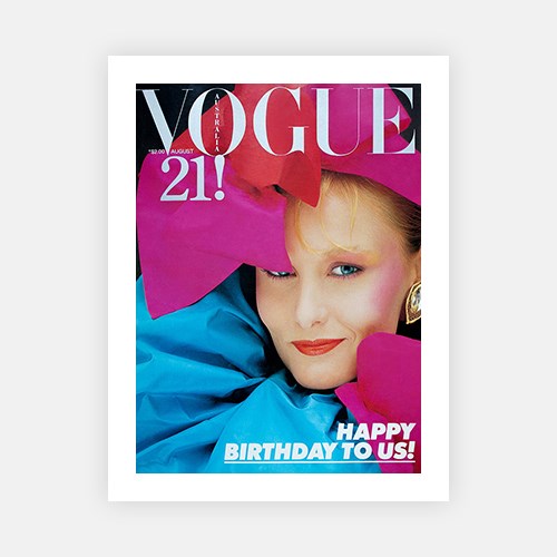 August 1980 Vogue Cover Fashion