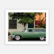 Vintage American Green Car Discount