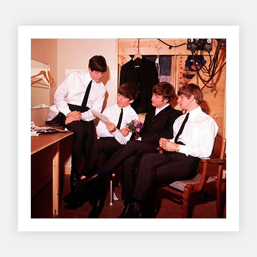 The Beatles in their Dressing Room Discount