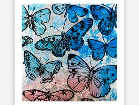 Tropical Butterflies (Silver Leaf) For Discount